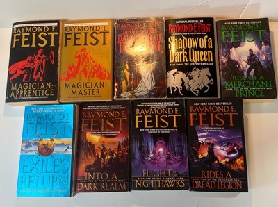 Raymond E Feist Paperback Book Lot Of 11 Books Serpentwar Saga Riftwar Legacy