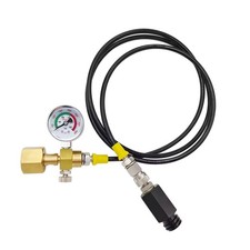 Soda Machine Co2 Adapter with High Pressure Hose,Co2 Tank Direct Adapter to T...