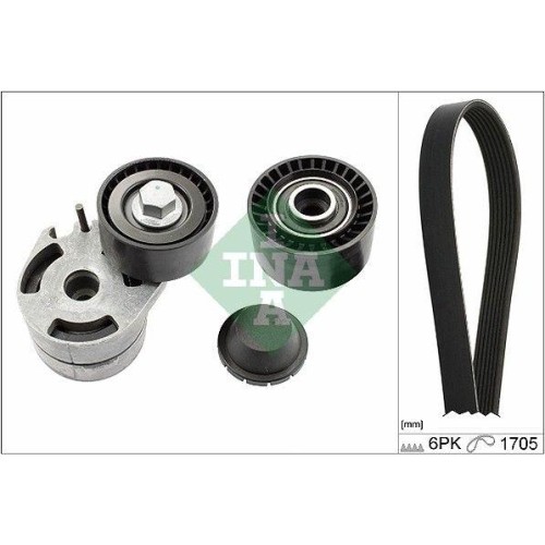 Keilrippenriemensatz Schaeffler Ina 529 0012 10 FüR CitroëN Ford Mazda Peugeot-image