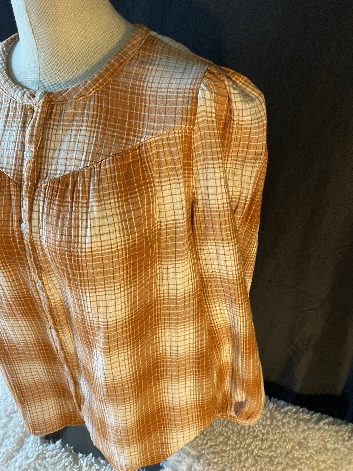 Universal Thread GOODS CO. Button Front Plaid Shi… - image 2