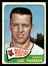 1965 Topps #111 Lee Thomas - Boston Red Sox (Low Grade)