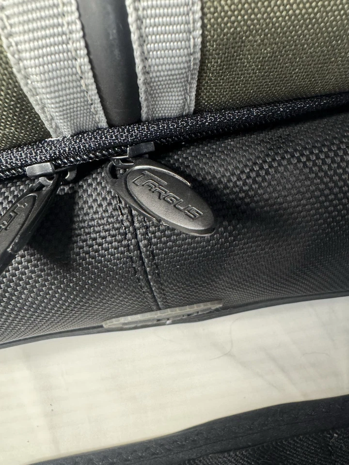 Bolsa de transporte Argus para câmera com alça de ombro preta verde - Imagem 2 de 4