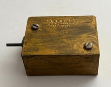 Vintage Knickerbocker Hand Crank Music Box No. Hollywood California Pat's Pend