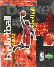 album figurine sport basketball ball stickers upper deck nba bulls lakers 1997-1998