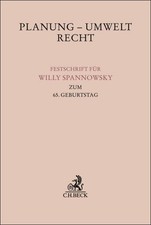 Planung - Umwelt - Recht | Festschrift für W...