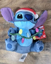 Disneys Lilo Stitch Christmas Stitch 10" Christmas Plush NWT