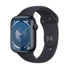 Apple Watch Series 9 (GPS, 45mm) Midnight Aluminium Case + Black Strap