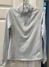 Ladies Under Armour Fitted Cold Gear 1/4 Zip Long Sleeve Shirt, Size M