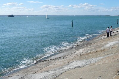 Photo 6x4 Fishing at Southsea Somers Town/SZ6499 These two lads were att c2010