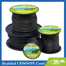 1000lb~2000lb High Strength Braided UHMWPE Cord Outdoor Repair Spliceable Rope