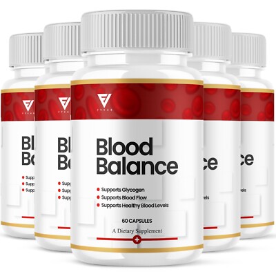 (5 Pack) Blood Balance Glycogen Pills BloodBalance Glyco Support (300 Capsules)