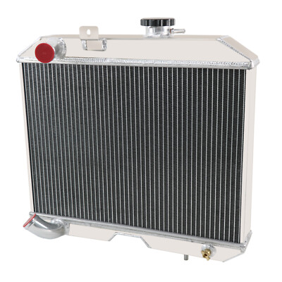 3 Rows Aluminum Radiator Fits 1941-1952 Jeep Willys CJ2 CJ-2A CJ3 M38 / Ford GPW