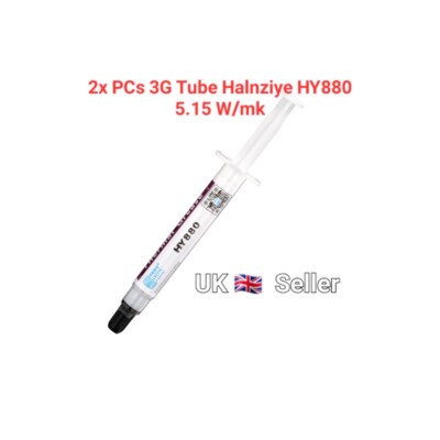 2 x Halnziye HY880 Ultra High Performance 3g Wärmeleitpaste (5,15 W/m-k)