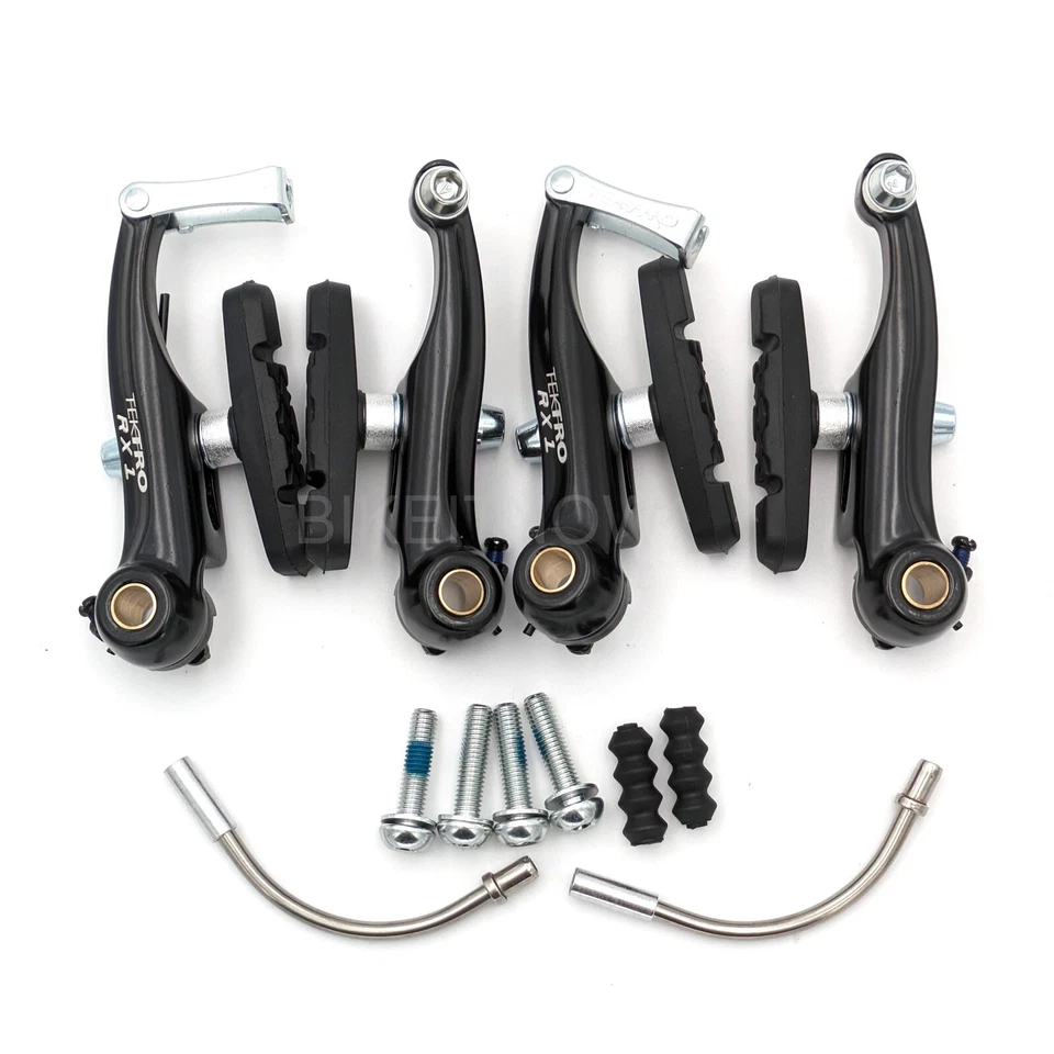 TEKTRO RX1 Mini-V Brake Cyclocross Canti/Calliper Brake Set (Front+Rear) , Black - Image 2 of 4