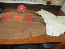 Vintage 60s Coca Cola Uniform Delivery Jacket Pants Shirt Hat rare