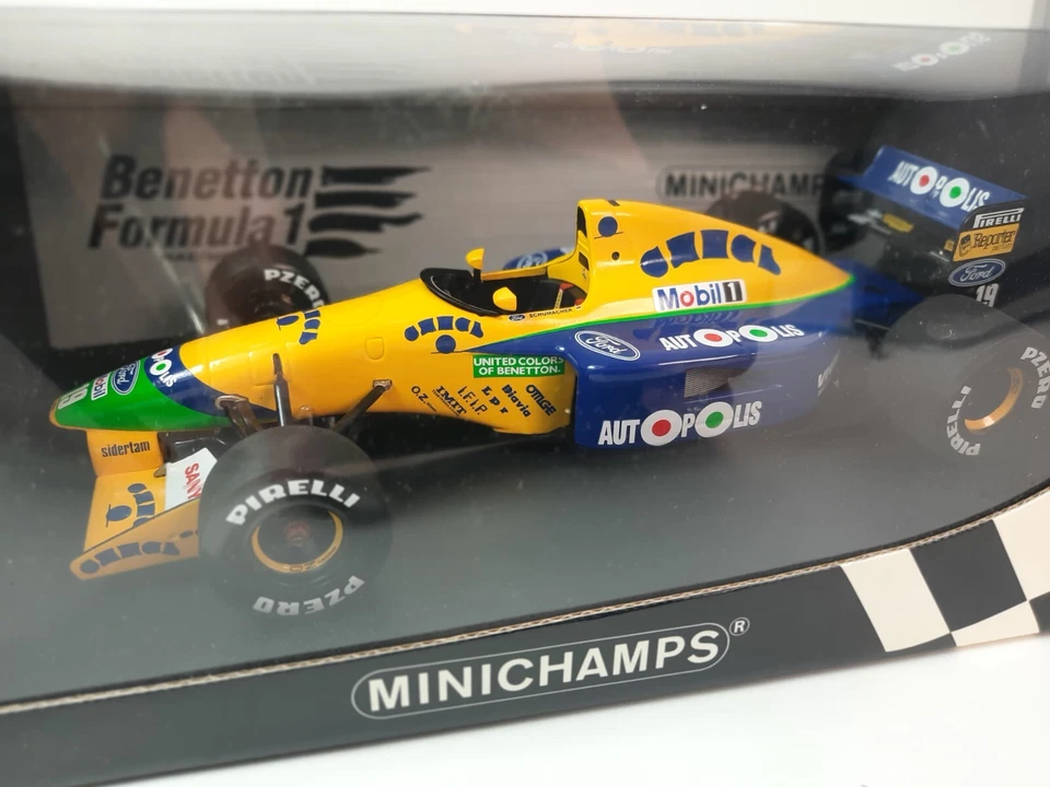 Minichamps Benetton B191 #19 Michael Schumacher 1991 1/18 100910119 Foto 2 de 3