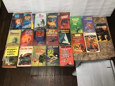 Lot of 20 Vintage Ace/Ace Double Science Fiction P.B.'s 1956-69 Lot #1
