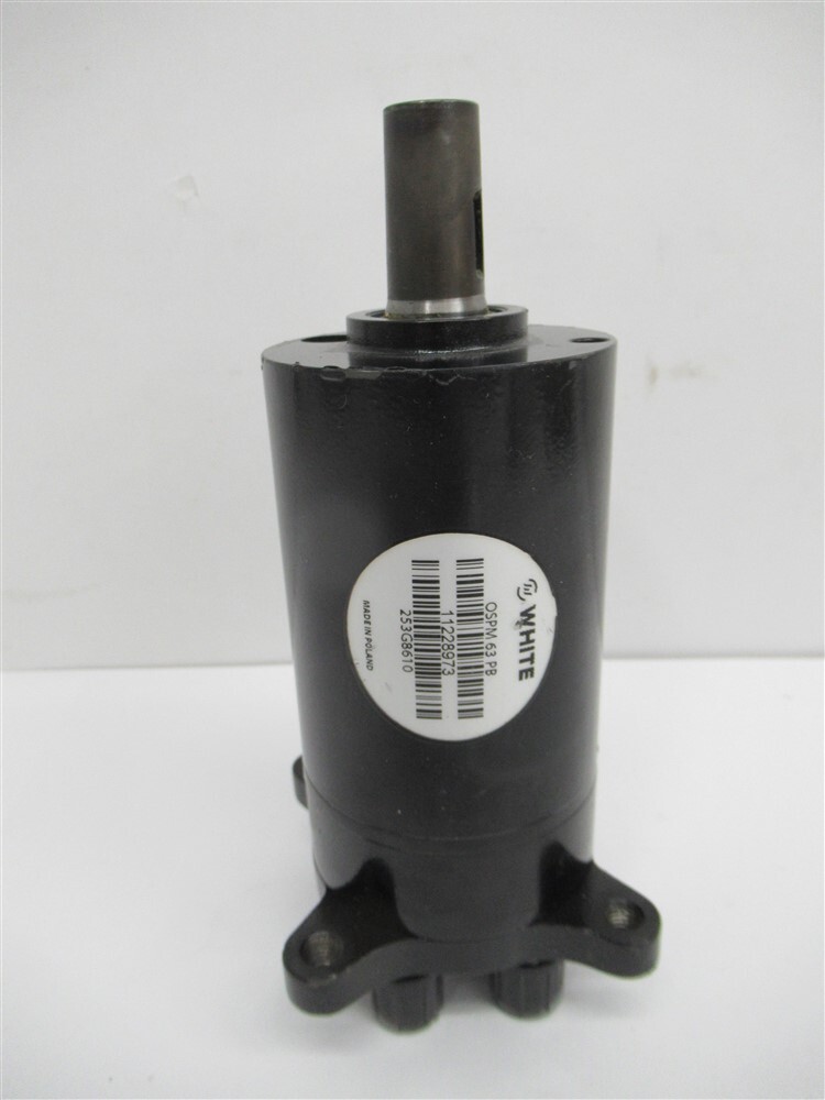 White / Danfoss 11228973, OSPM 63 PB Mini-Steering Hydraulic Motor 
