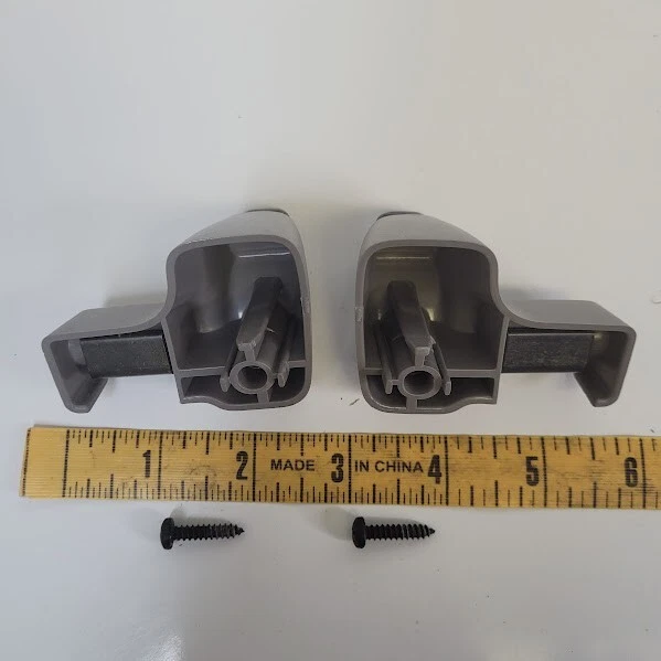 Juego de 2 clips de parasol dobles grises Buick Park Avenue 1999-2000 OEM Foto 3 de 3