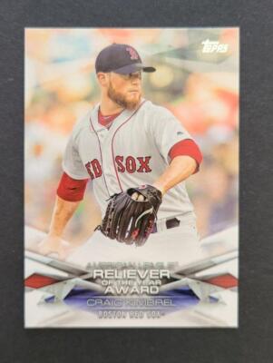 2018 Topps AL Reliever of the Year Award MLBA-3 Craig Kimbrel Red Sox