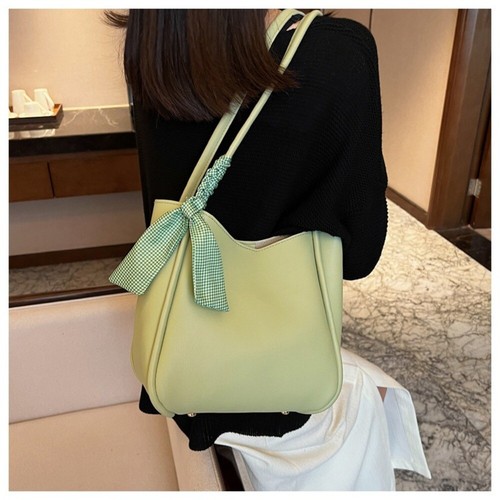 Saddle Shaped Women Shoulder Bag Solid Color Ladies Underarm Bag Tote Bag - Afbeelding 7 van 16