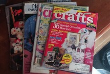 Lot of 7 Crafting Magazines Doll Making Sewing Embroidery