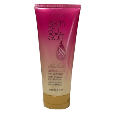 Avon Skin So Soft Silky Body Lotion Skindisiac Passionfruit 6.7 fl oz 2012 New