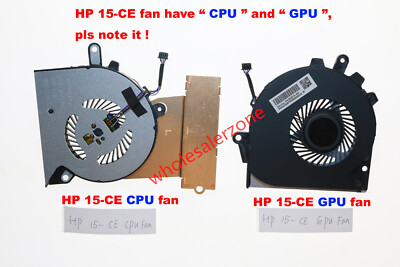 New For HP OMEN 15-CE series 15-CE004TX 15-CE005TX Laptop''CPU'' and ''GPU'' Fan