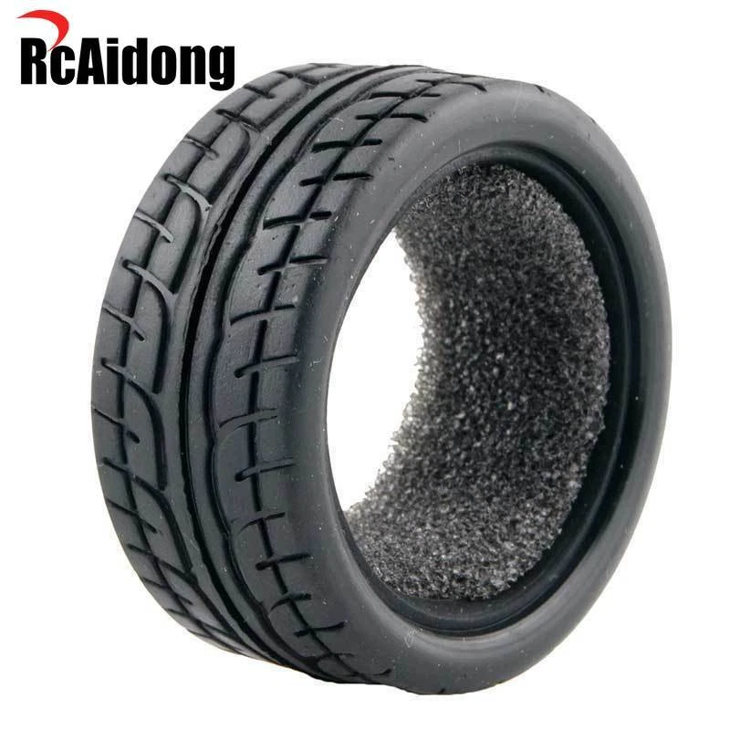 1/10 RC Rubber Tires for Tamiya TT-01/TT02/TT-01E/TL01/TA06/XV01/TT02D/TA07/TB04 - Image 2 of 4
