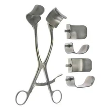 Kolbel Retractor Set with 6 blade for Shoulder Repair