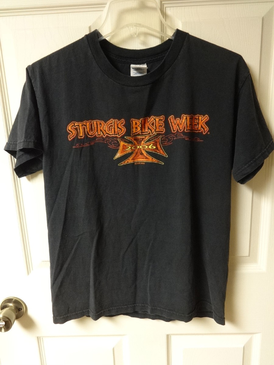 Vintage 2006 Sturgis Bike Week Rally T-Shirt Men Medium Sturgis 