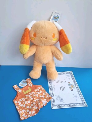 Build A Bear Zuckermais Cinnamoroll Hello Kitty Halloween Plüsch von Sanrio Brandneu mit Etikett 