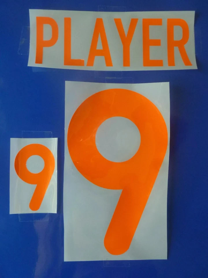 53GRADSPORT Set Flock Nummer number Trikot jersey shirt Niederlande Netherlands 2000 away