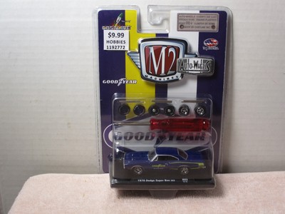 M2 BLUE AUTO-WHEELS GOOD YEAR 1970 BLUE DODGE SUPER BEE