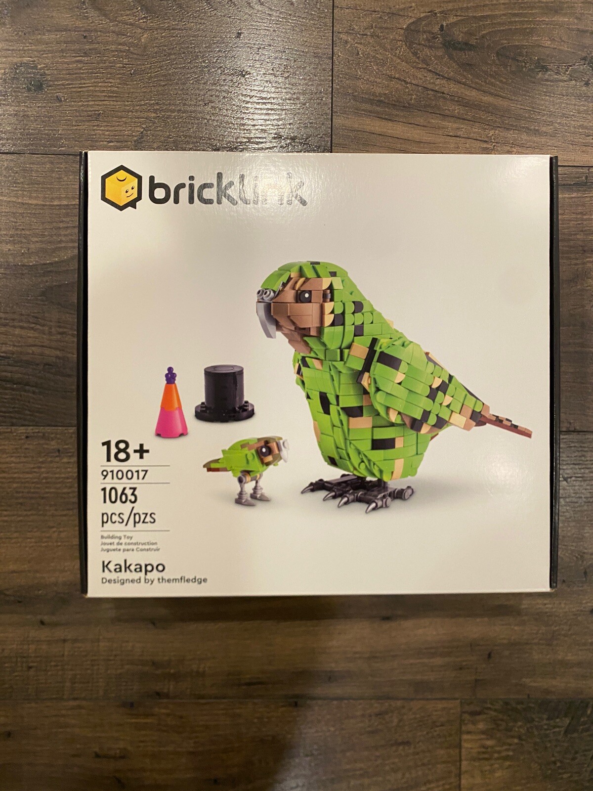 Bricklink Kakapo Bird Lego 910017 - Sealed 1063 Pieces - Designer Program
