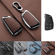 Zinc Alloy Leather Car Key Case Cover For Gmc Denali For Buick Envision Avenir