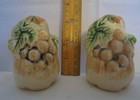 Vintage Fruit Salt/Pepper Shaker Set with Condiment Bowl — photo 6