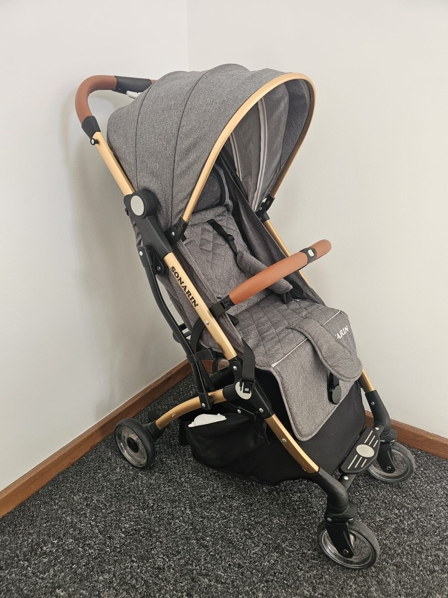 Baby Hand Buggy Sonarin 3-36 Months Grey Lightweight Compact One