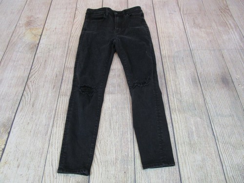 Super Hi-Rise Jegging Black Ripped 