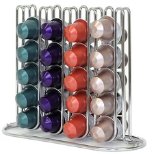Coffee Pod Holder and Organizer for 40 Coffee Pods for Nespresso