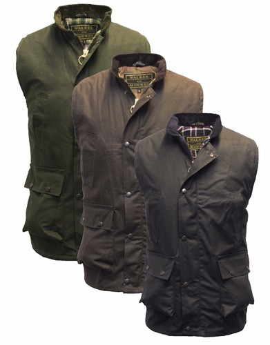 Wax Bodywarmer Waistcoat Gilet Waxed 