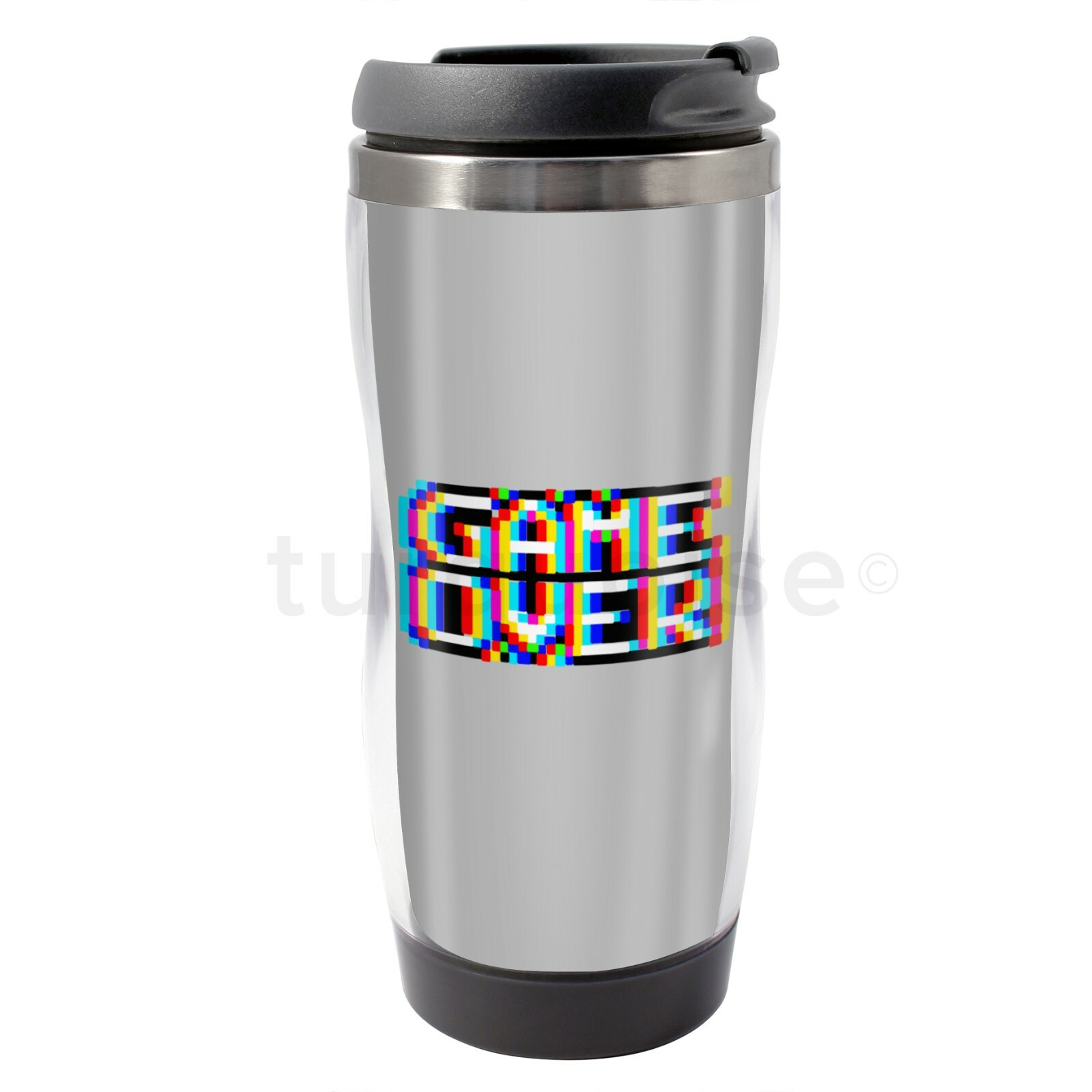 Game Over Gift Thermal Coffee Travel Flask Photo Custom Joke Photo Mug