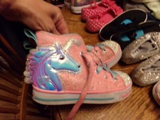 TODDLER GIRL SKECHERS SNEAKERS SIZE 12 L1159