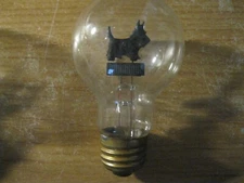 Aerolux Scottie Dog Vintage Light Bulb Figural Filament Works/Tested NOS Scotty