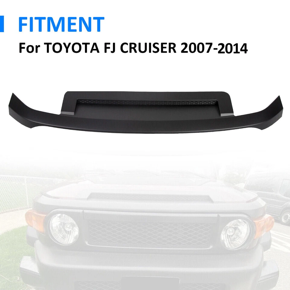 New Hood Bulge Scoop Moulding Trim Black Painted For Toyota FJ Cruiser 2007-2014 Foto 2 de 4