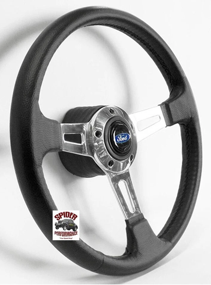 Volante Bronco Ford Pickup 1978-1991 azul ovalado 14" GT Touring Foto 2 de 4