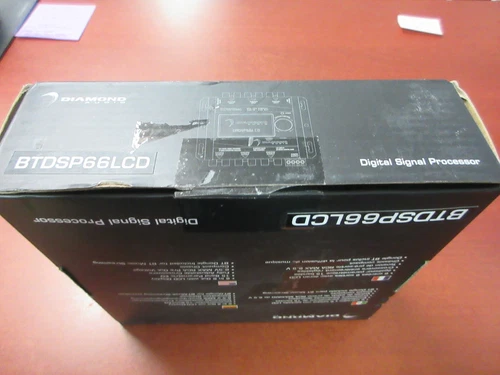 DIAMOND AUDIO BTDSP66LCD 6-CH DIGITAL SIGNAL PROCESSOR W/ LCD DISPLAY OPEN BOX