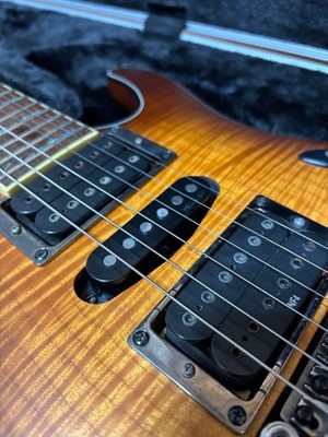 Ibanez S770FM Electric Guitar Flamed Maple Top Dimarzio Evolution