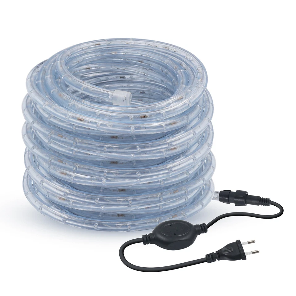 230V LED Rope Light Rope IP65 Garden Outdoor Party Christmas 1-25m - Image 2 of 4