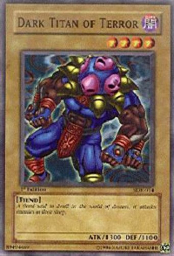 Dark Titan of Terror - SDK-014 - Common - Unlimited Edition - Heavily Played
